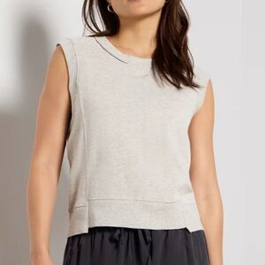 Sleeveless Sweatshirt Vest Tank